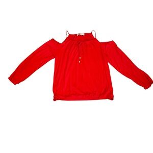 Michael Kors Red Women's Red Top - Size M